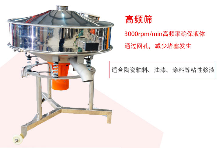 該產(chǎn)品是針對漿液過濾設(shè)計的一種高頻篩分機。