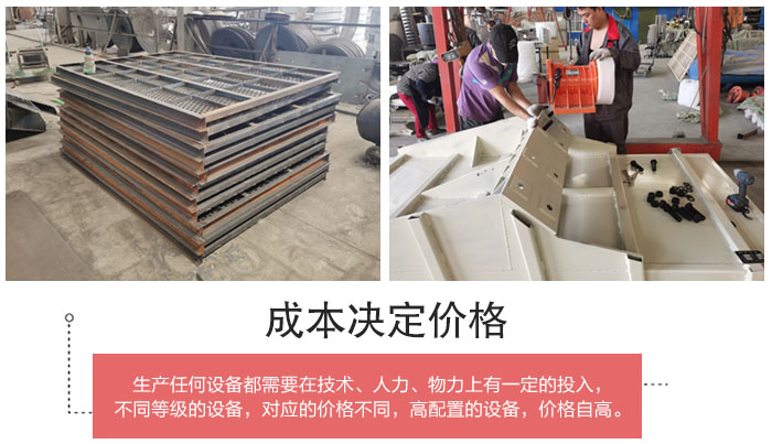直線篩分機(jī)篩網(wǎng)，篩箱部件展示